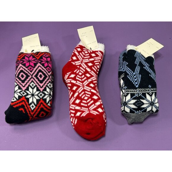A New Day - Women's Pack Of 3 Pairs Of Socks - Different Designs- Shoe Size 4-10 - Picture 1 of 6
